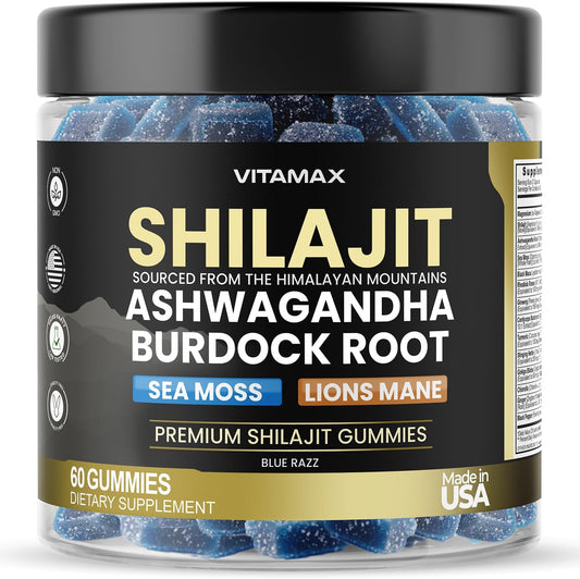 Organic Shilajit & Sea Moss Superfood Gummies